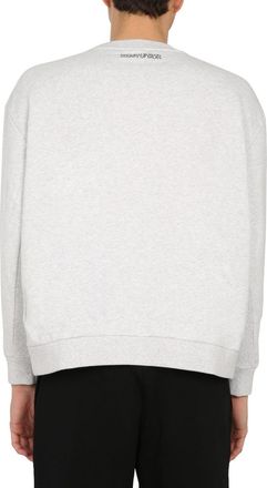 Marcelo Burlon Monogram Embroidered Sweatshirt - White