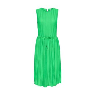 Only Only, Kleedjes, Dames, Groen, S, Polyester, Zomer Groene Mouwloze Jurk