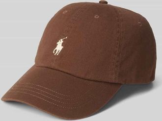 Polo Ralph Lauren Basecap aus reiner Baumwolle in Dunkelbraun, Gr&ouml;&szlig;e 1