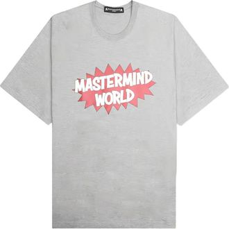MASTERMIND WORLD T-shirt con logo - Grigio