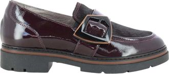 DL Sport Loafers 7191 - Dames - Loafers - Rood - 36 EU - Leer - Schoenen