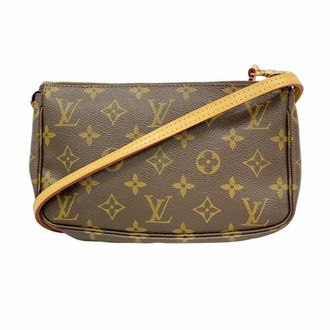 Louis Vuitton Brown Pouch (Pre-Owned)