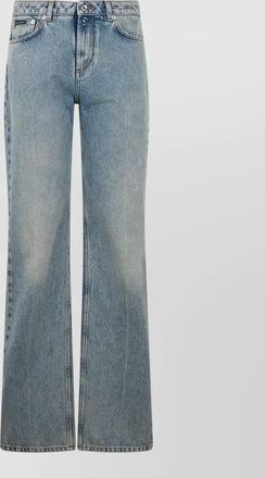Dolce & Gabbana denim high-rise flared jeans