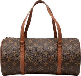 Louis Vuitton Pre-owned Papillon 30 - Dames - Vintage Schoudertas - Bruin - ONE Size - Leer - Vintage