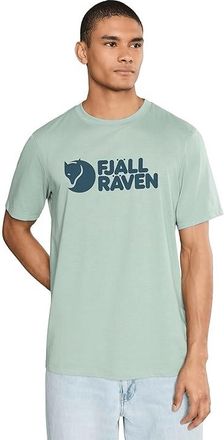 Fj&auml;llr&auml;ven Fjallraven Logo T-Shirt Mens T Shirt Misty Green : 2XL, Cotton/Polyester