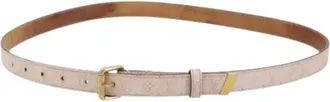 Louis Vuitton Pre-owned Belts, female, Pink, Size: ONE SIZE Pre-owned Signature chain belt