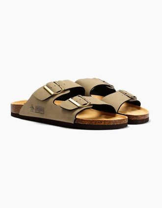 Original Penguin Mens Penguin Port 2 Mens Sand Sandals - Cream - Size: 10