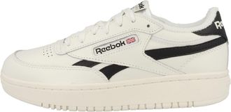 Reebok Womens Club C Double SHOES LOW NON FOOTBALL, Chalk Core Black Chalk, 5.5 UK