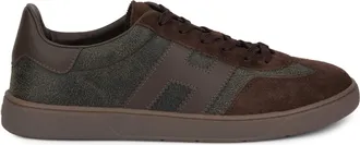 Hogan Mens Trainers Brown Polyamide Sneaker