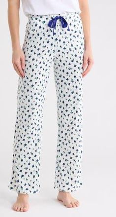 Jaclyn Print Pajamas Pants in Watercolor Rose at Nordstrom Rack, Size X-Large