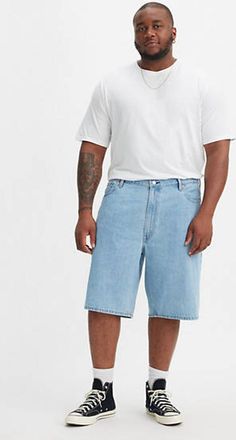 Levi's Shorts holgados 469 (tallas grandes) - Hombre - 46 - Azul / Light Run Short