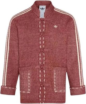 adidas Chinese New Year Fw 25 Knit Jacket - Heren - Trainingsjackets - Rood - L - Fitness