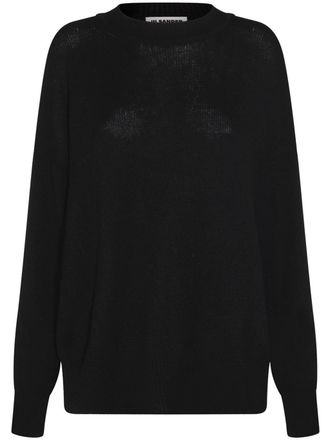 Jil Sander Relaxed Fit Crew Neck Knit Sweater