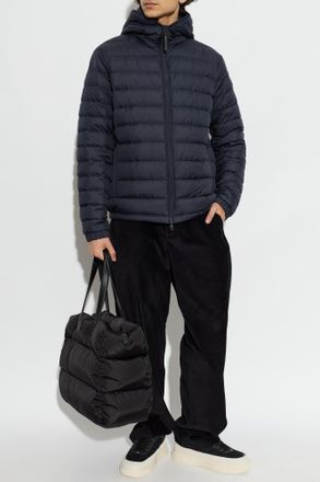 Moncler Solienn Down Jacket, Mens, Navy Blue