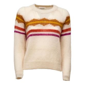 Isabel Marant Round-neck Knitwear - female - Isabel Marant - Round-neck Knitwear - White - 2XS - Knitwear