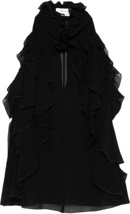 Alexander McQueen Top met Ruches - Dames - Tops zonder mouwen - Zwart - XS - Tops