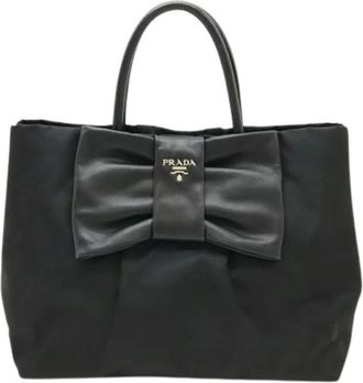 Prada Pre-owned Tote Bags, female, Black, Size: ONE SIZE Pre-owned Tote Bag