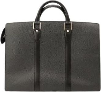 Louis Vuitton Pre-owned Porte-Documents Lozan - Dames - Vintage Handtas - Zwart - ONE Size - Leer - Vintage