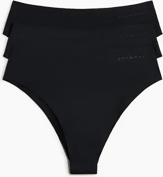 H&M 3-pack Sports Brazilian Briefs With Drymove in Black at Nordstrom, Size X-Small