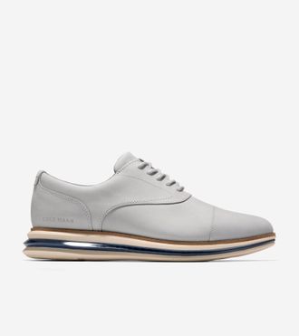 Cole Haan Mens &Oslash;riginal Grand Energy One Cap Toe Oxfords - Grey Size 10.5