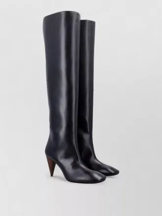 Stella McCartney leather knee-high boots
