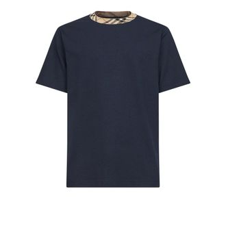 Burberry Heren, Tops, Blauw, Maat: XL Katoen