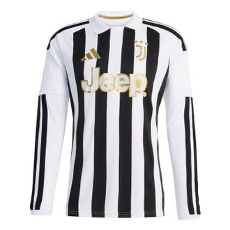 adidas Juventus 26/27 Home Jersey Asia Sizing Long Sleeve White Black KC1316