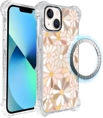 OEM Funda Ibizu Dropguard Ultra Para Iphone 13 Con Magsafe, Boho, Flores Vintage