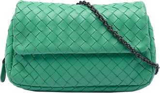 Bottega Veneta Pre-owned Bottega Veneta Mini Nappa Intrecciato Expandable Chain Flap Crossbody 02XIUY9Q88LK7Y8P