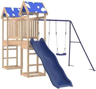 vidaXL Parque Infantil De Exterior De Madera Maciza De Pino Vidaxl