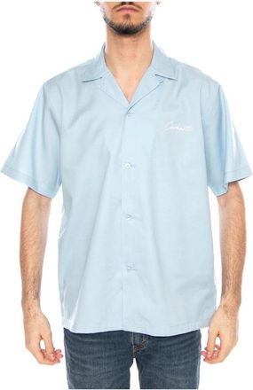 Carhartt Work in Progress S/S Delray Shirt - Heren - Korte mouwen Overhemden - Blauw - XL - Overhemden