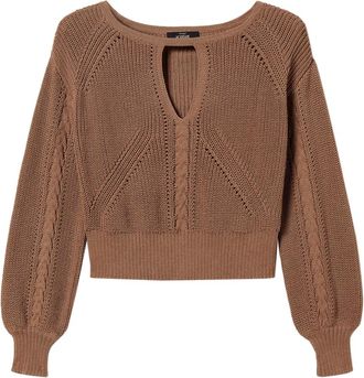 Twin-Set Maglione con dettaglio cut-out - Marrone