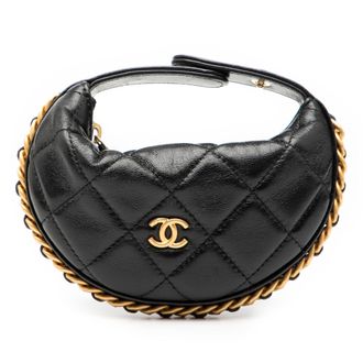 Chanel Mini Quilted Lambskin Chain Around Pouch