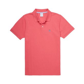 Brooks Brothers Slim-fit Short Sleeves Pique Polo Shirt - male - Brooks Brothers - Polo Shirts - Pink - S - Tops