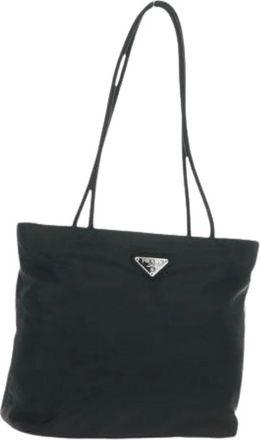 Prada Pre-owned Tote Bags, female, Black, Size: ONE SIZE Pre-owned Vintage Tote Bag