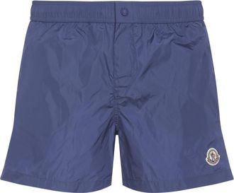 Moncler Blue Logo Swim Shorts