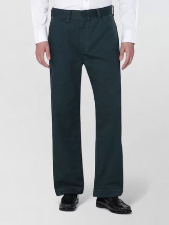 Needles cotton blend tailored trousers belt loops