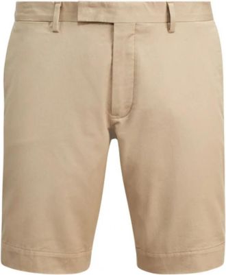 Polo Ralph Lauren Slim Fit Stretch Chino Shorts - Heren - Korte Broeken - Beige - W30 - Katoen - Korte Broeken