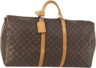 Louis Vuitton Pre-owned Weekend Bags, female, Brown, Size: ONE SIZE Pre-owned Canvas Weekend Bag