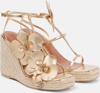 Zimmermann Sandali Orchid 110 in pelle con zeppa