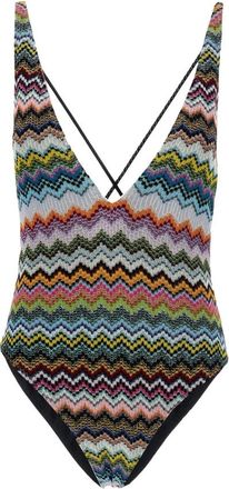 Missoni Swimsuits, female, Multicolor, XS, Viscose One-Piece