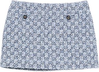 Gucci Gg Tweed Mini Skirt