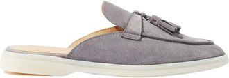 Scarosso Grijze Su&egrave;de Lucrezia Muiltjes - Dames - Slip ons - Grijs - 42 EU - Su&egrave;de - Schoenen