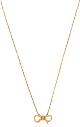 Ferragamo Accessoires, Dames, Geel, ONE Size, Vara Bow Necklace