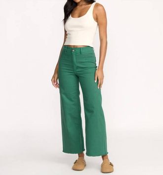 Billabong Free Fall High-Waist Pant In Evergreen