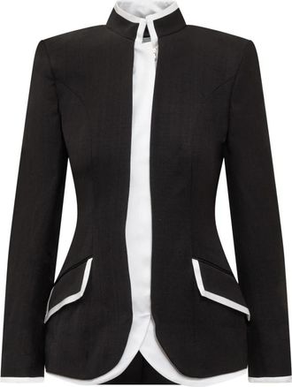 Casablanca Trendy Blazer Jasje - Dames - Blazers - Zwart - S - Jassen