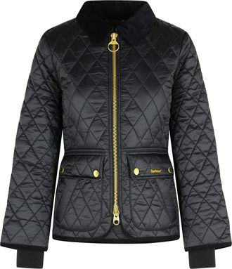 Barbour Beadnell zwarte polyamide jas