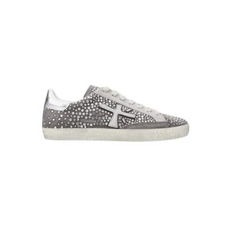 Premiata Stevend Grey Metallic - Dames - Schoenen - Grijs - Maat: 40 EU Leer