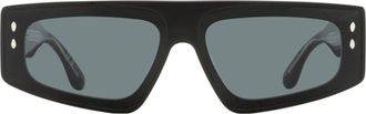 Isabel Marant Tapered Flat Top Sunglasses - Black