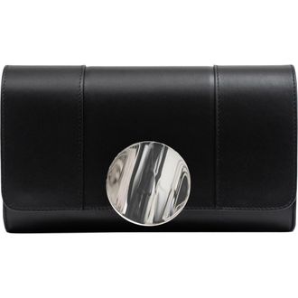 Perrin Paris Le Disque Clutch in Black at Nordstrom